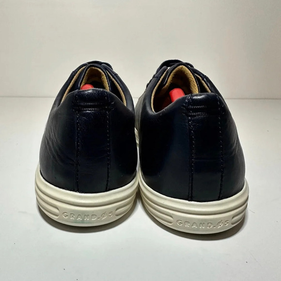 Cole Haan Grand OS Crosscourt II Shoes Mens Navy Blue Leather C26522 Size 12 M - Picture 7 of 9